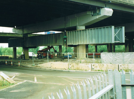 R97 – involving the installation of a 85te Plate Girder system